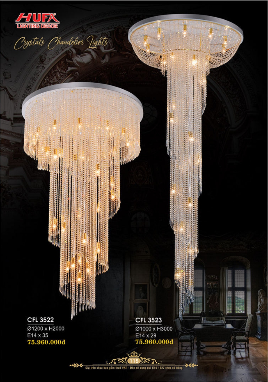 Bảng giá đèn trang trí HUFA